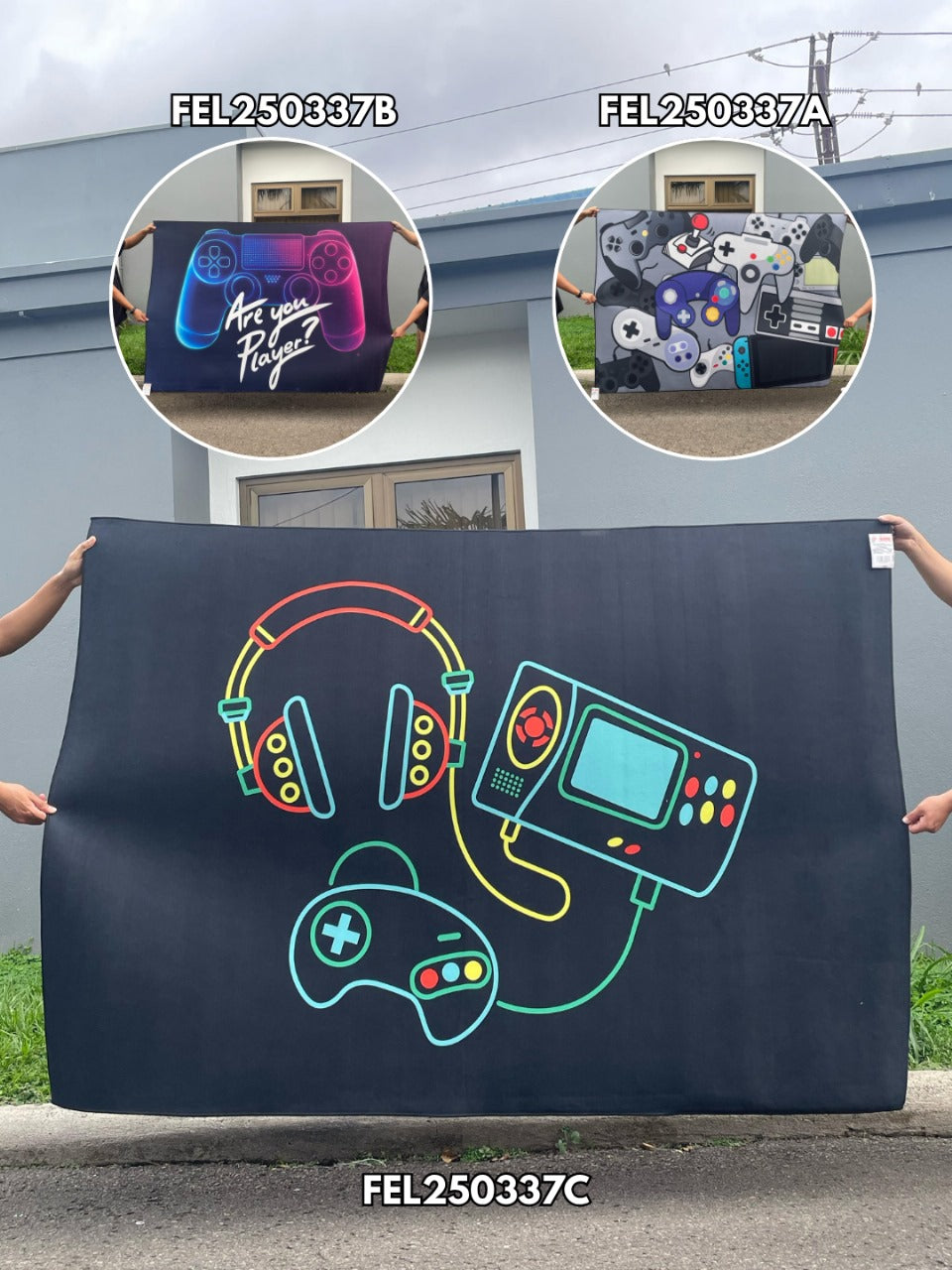 Alfombra Gamer 140 x 200 cm