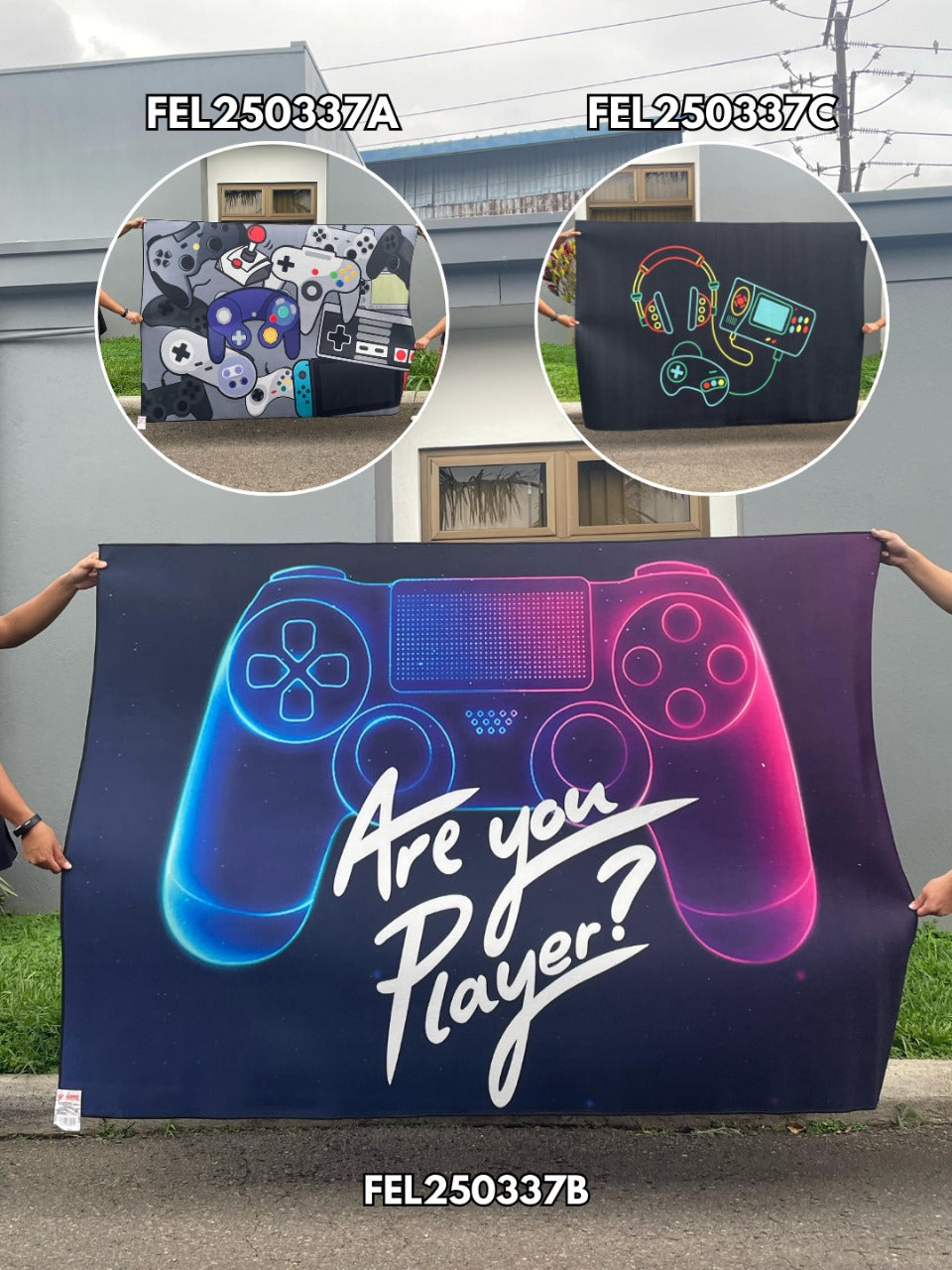 Alfombra Gamer 140 x 200 cm