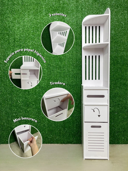 Organizador Vertical Esquinero con Gavetas