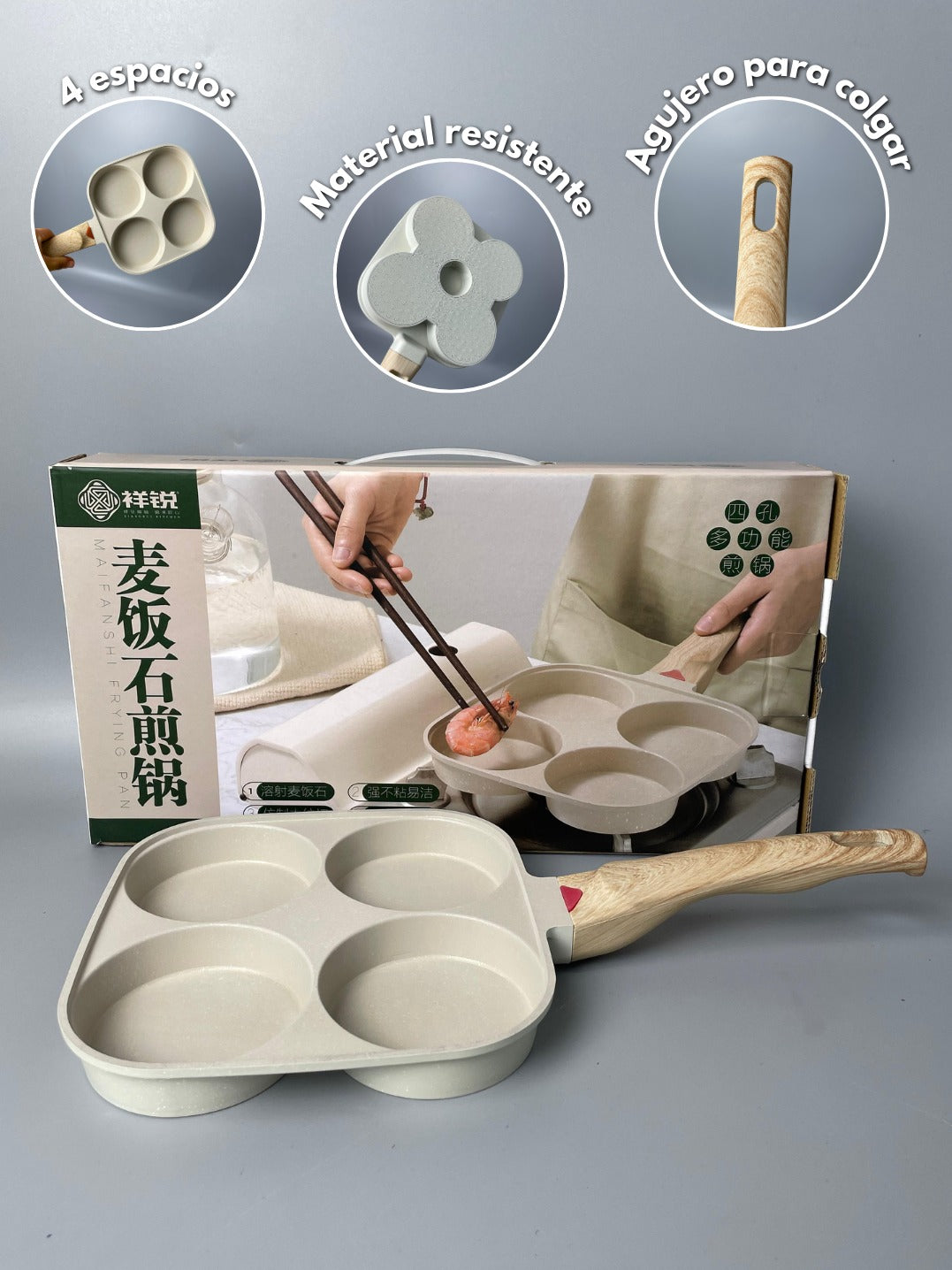 Sartén Fry Pan para gas o inducción