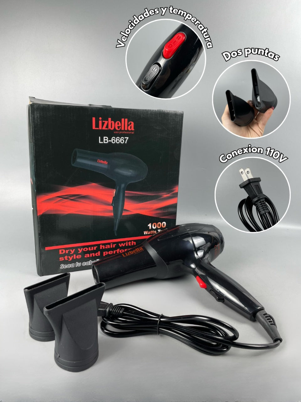 Secador Lizbella LB-6667