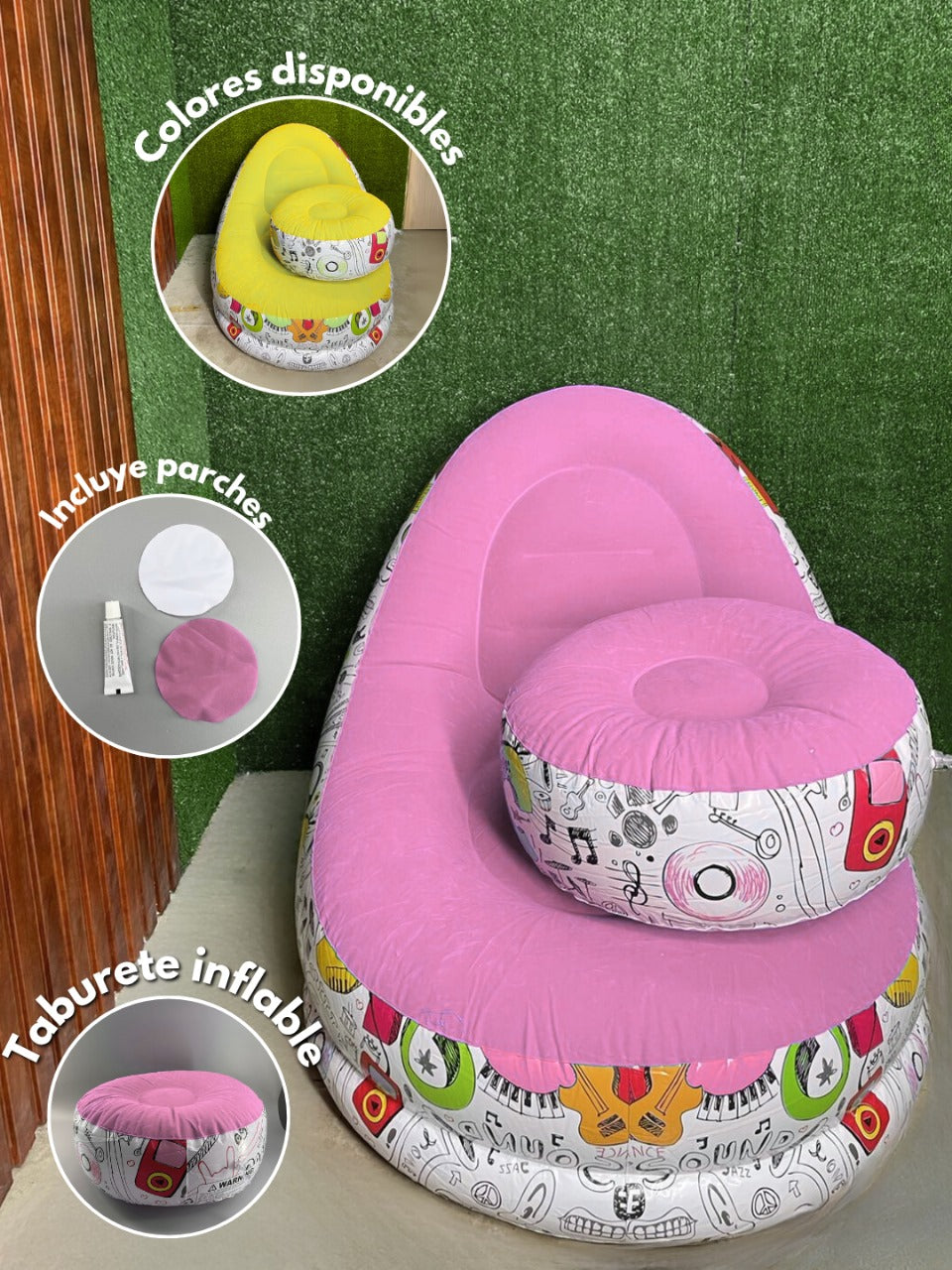 Sofá Inflable 2 Piezas