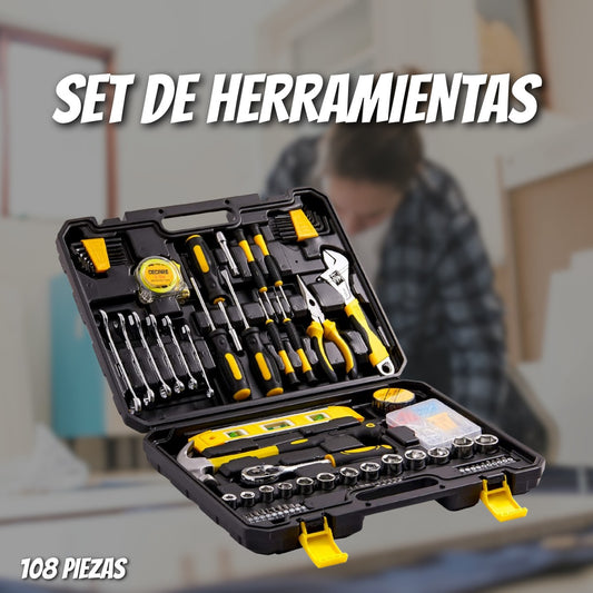 Set de Herramientas 108 Piezas