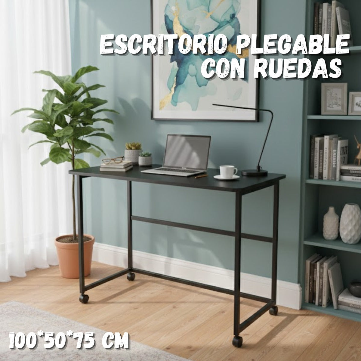Escritorio Plegable y con ruedas