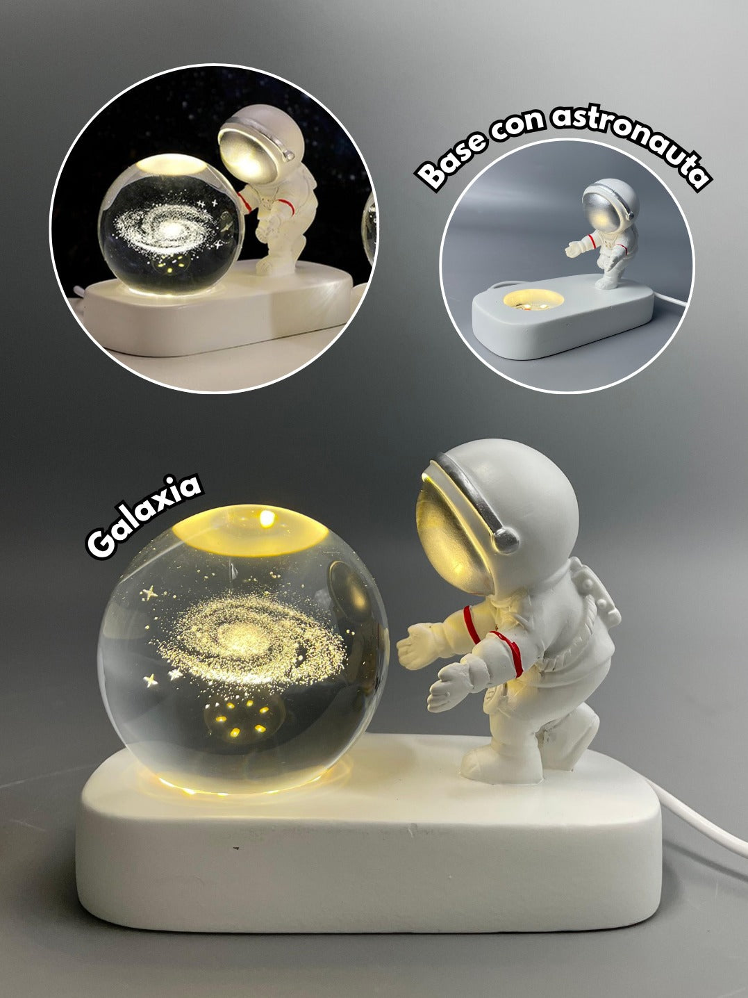 Lámpara de Astronauta con esfera