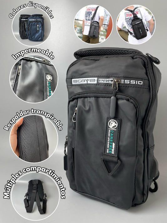 Mochila Bandolera Prime Fashion con seguros