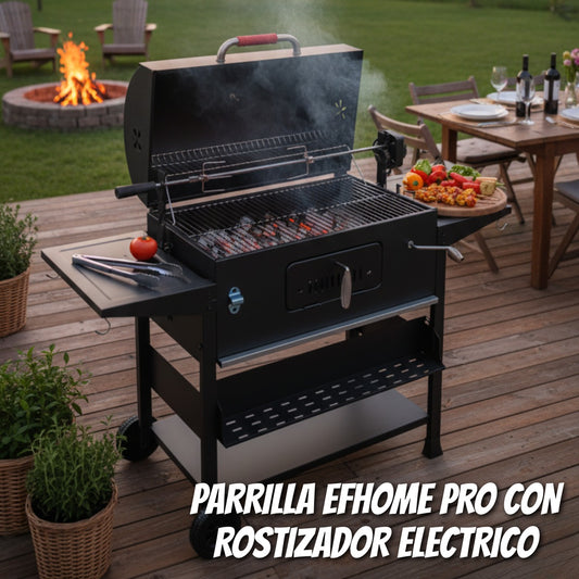 RRILLA EFHOME T020-1 PRO CON ROSTIZADOR ELECTRICO
