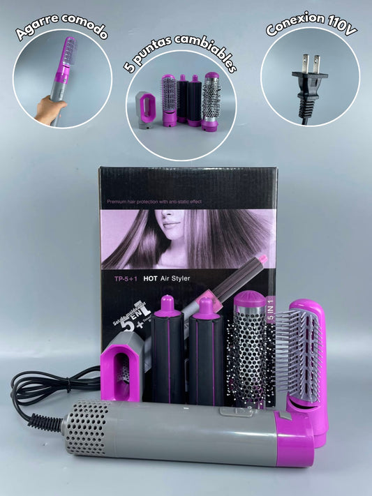 Secadora de cabello 5 en 1