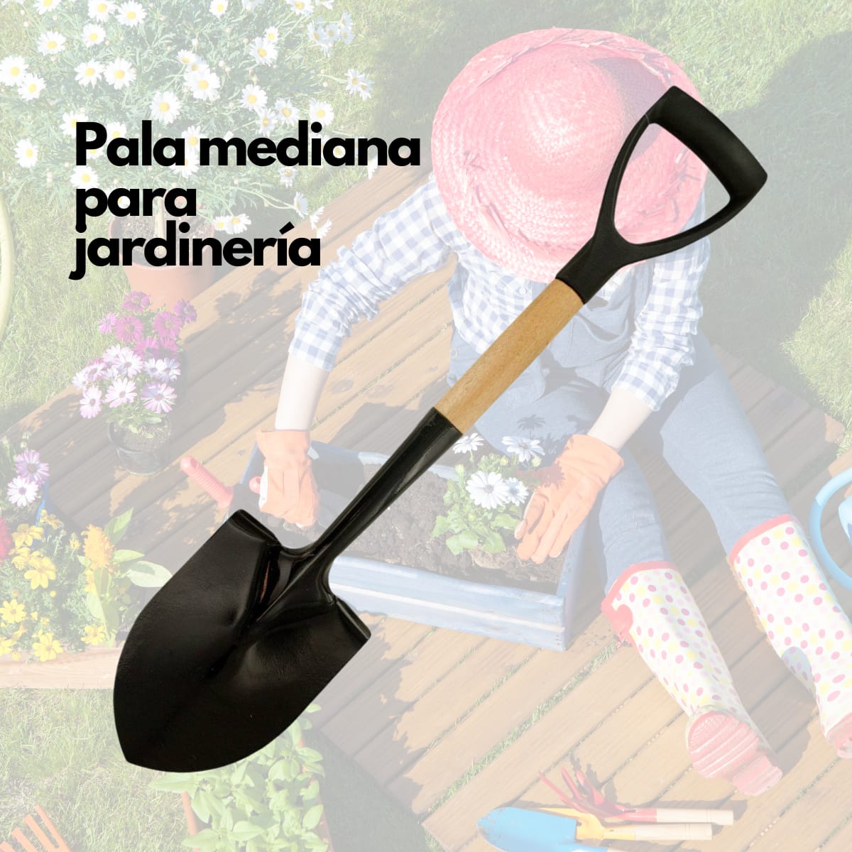 Pala Mediana para jardinería