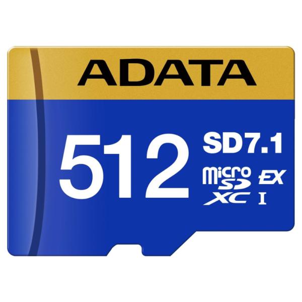 Memoria Micro SD Express 512GB: ADATA Premier Extreme, SD 7.0 (NVMe), 800 MB/s