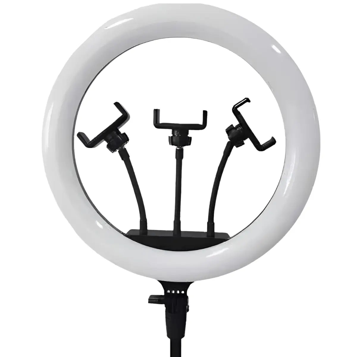 ARO DE LUZ DE 36CM CON 3 HOLDER