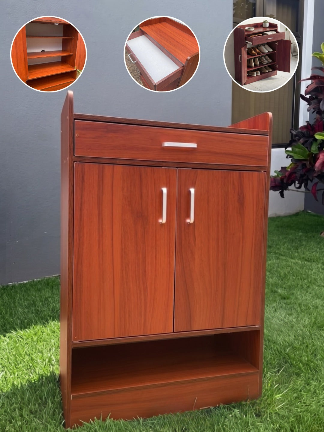 MUEBLE RECIBIDOR TIPO ZAPATERA 60*34*90 CM