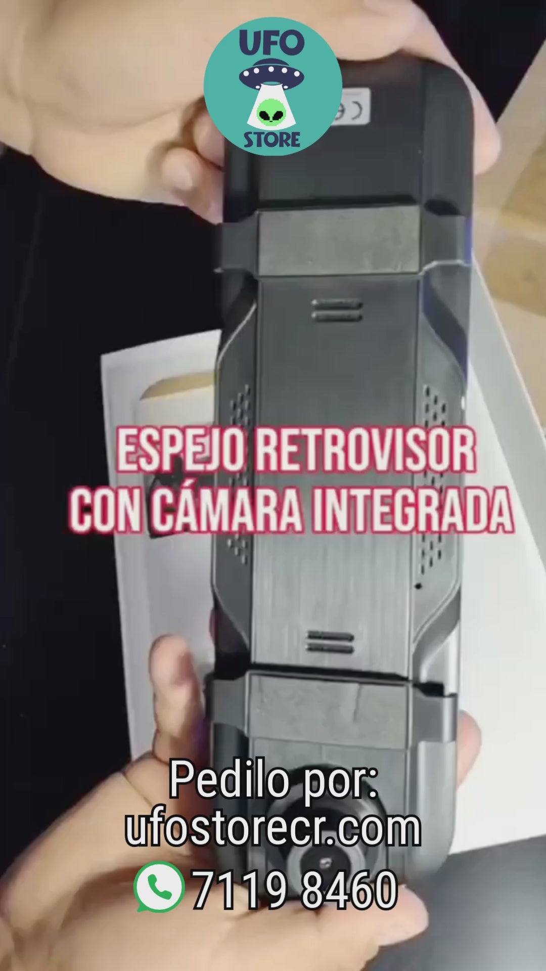 Retrovisor Dual con Pantalla Completa