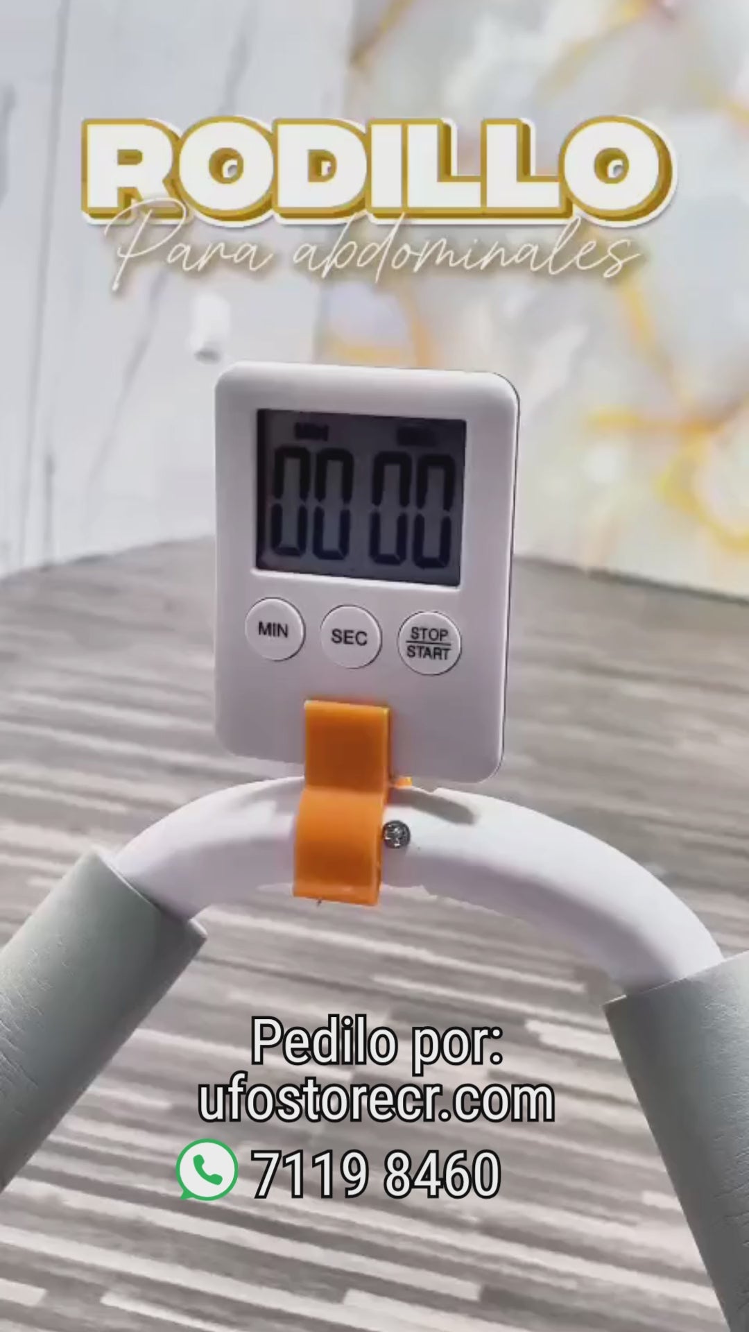 Rodillo para Abdominales con Holder