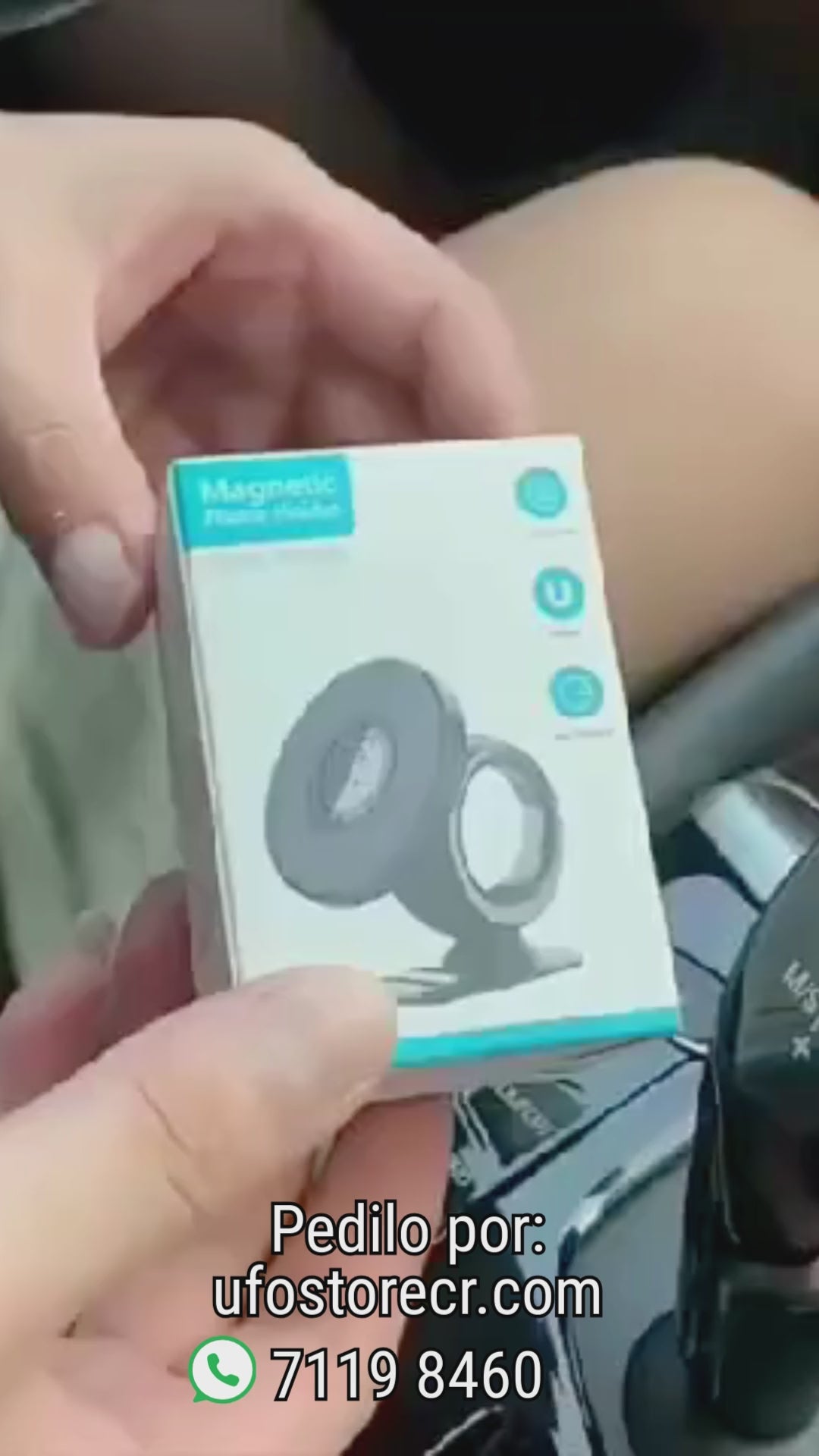 Holder para celular con anillo porta cable