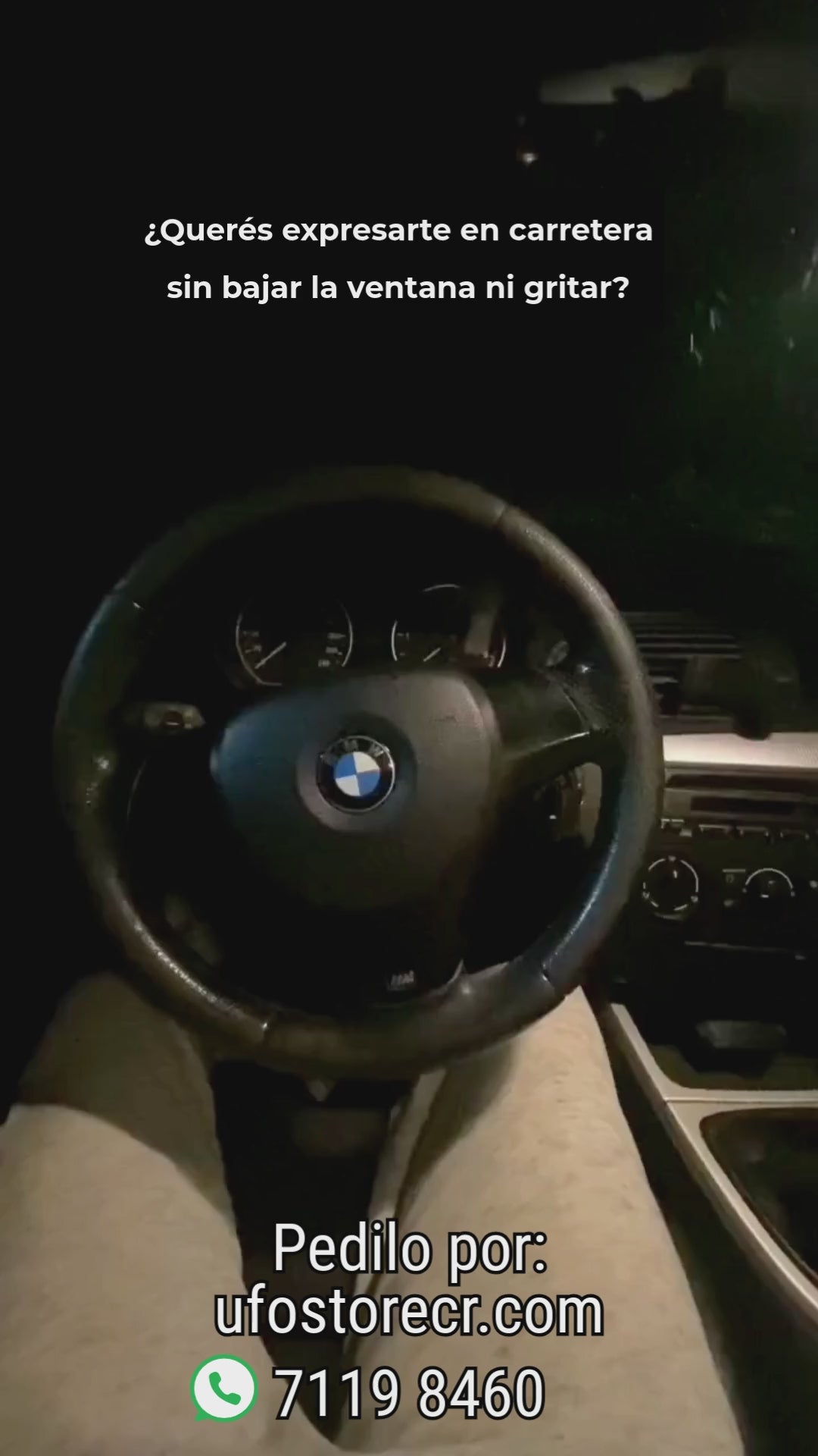 Rótulo para carros tipo mano