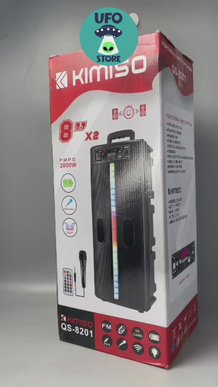 Parlante Bluetooth QS-8201 2000W