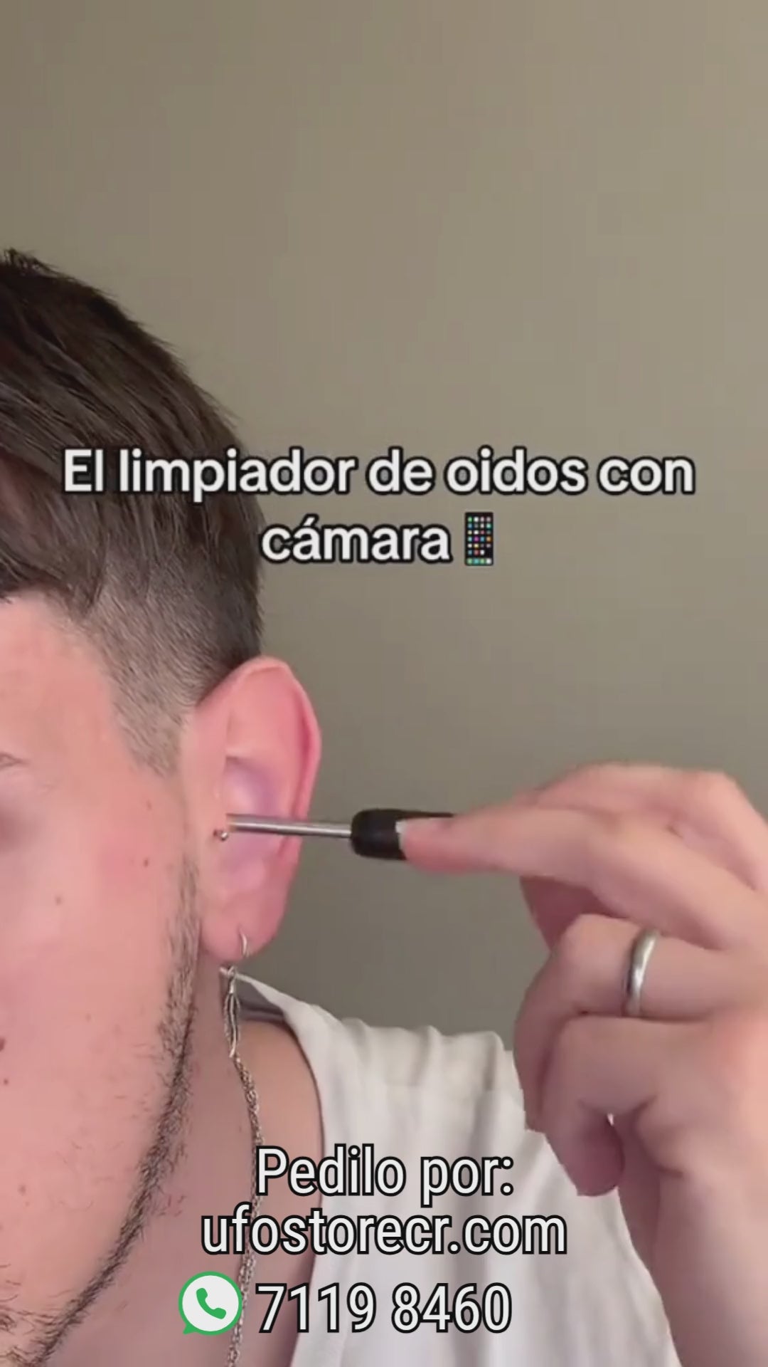 Cámara Inalámbrica con Accesorios para Oídos Visual Earpick