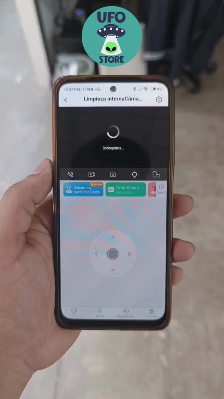 CÁMARA WIFI DP16 CON LUZ LED