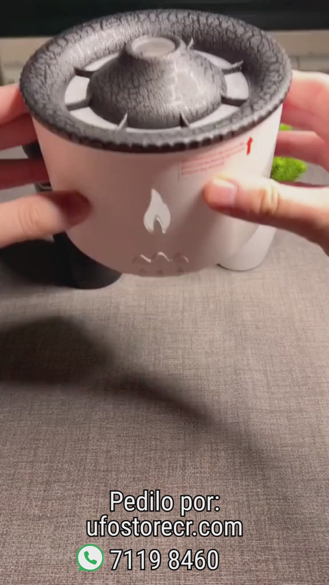 Humidificador volcán 300ml