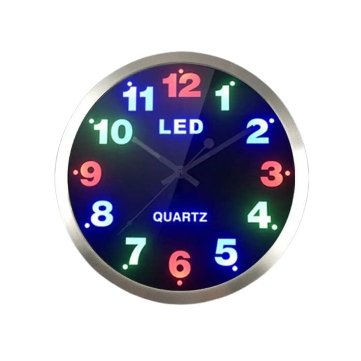 Reloj de Pared con Luces LED (26 cm) AA-3136