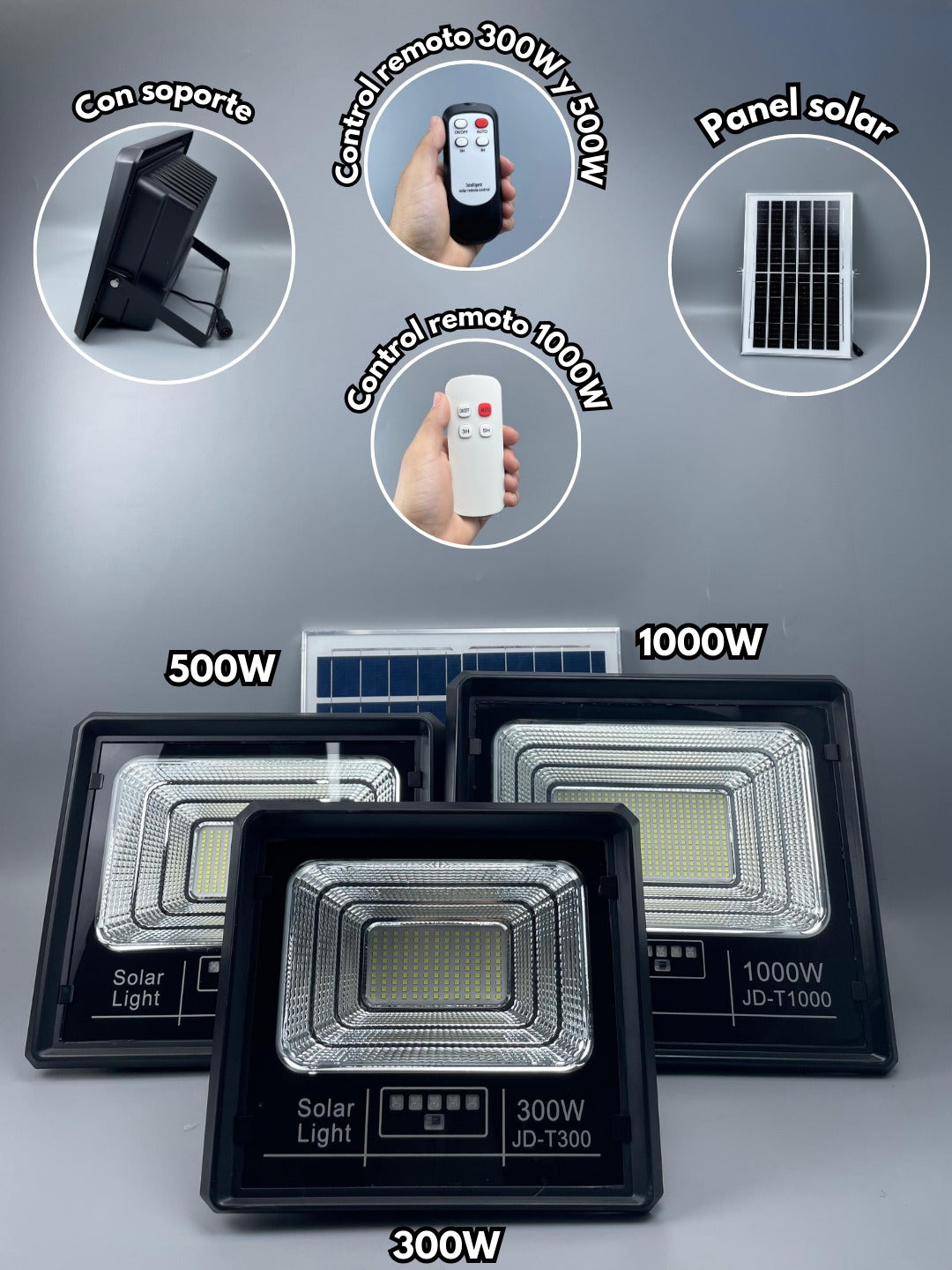 REFLECTORES SOLARES LED CHIN MORO